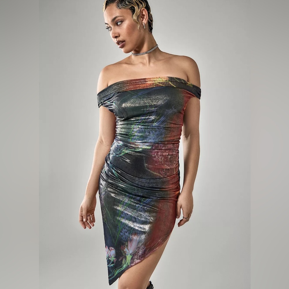 Metallic Multicolor Dress